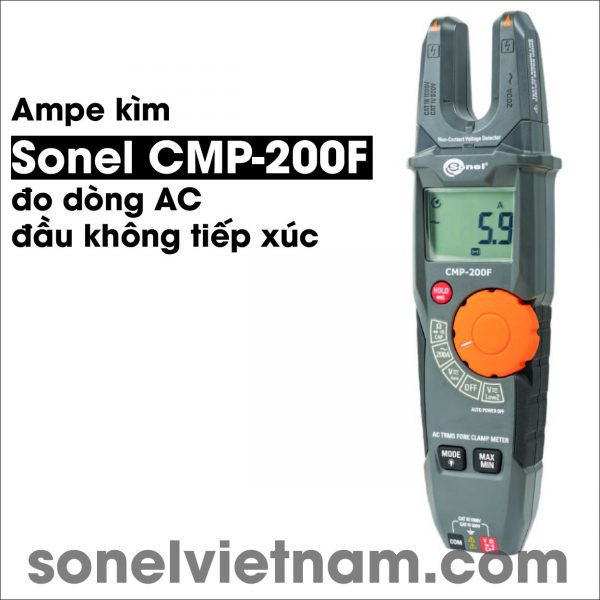 Ampe kìm đo dòng AC đầu không tiếp xúc Sonel CMP-200F 5-01