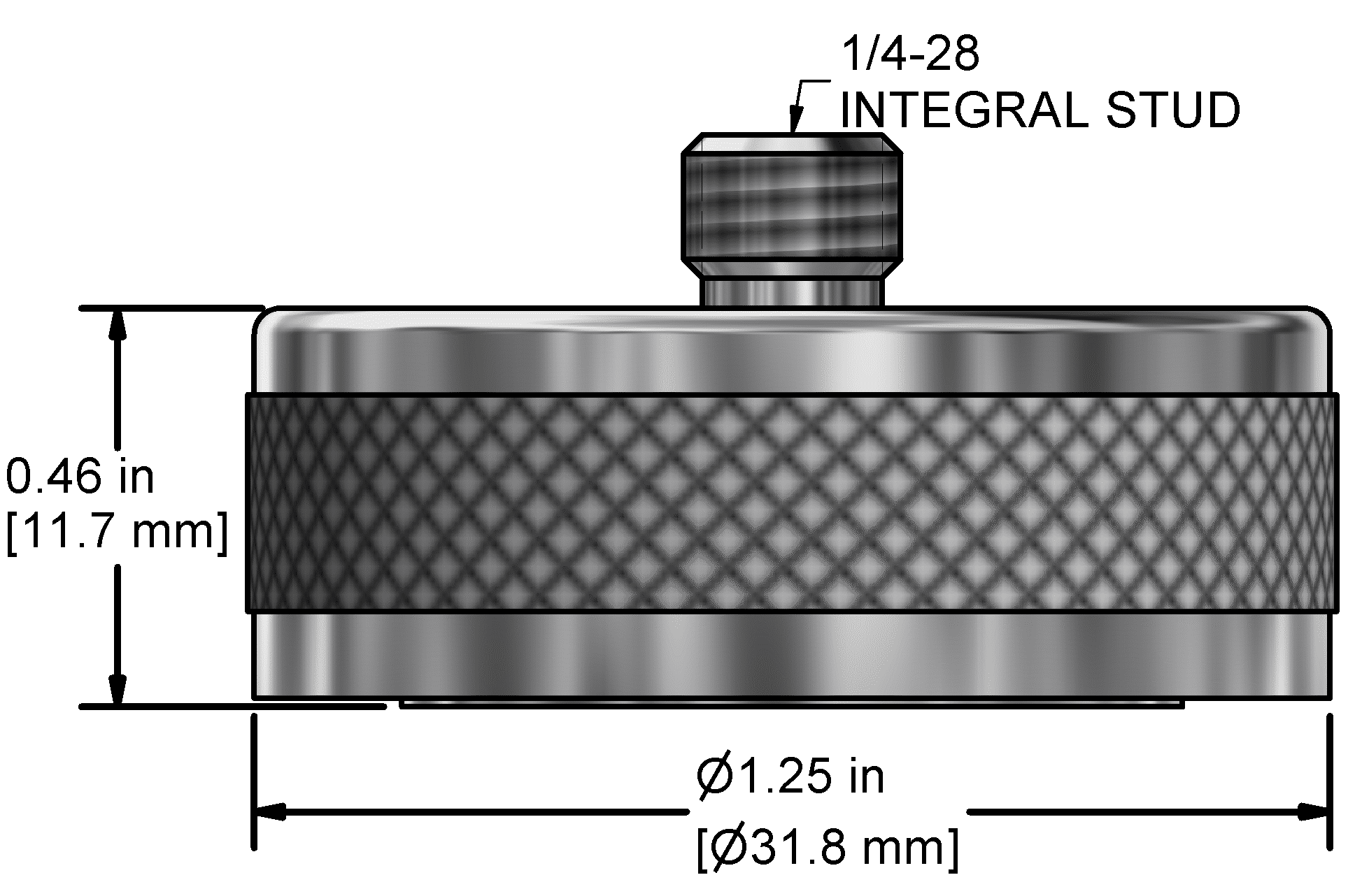 Đế nam châm gắn bề mặt phẳng MH104-1B
