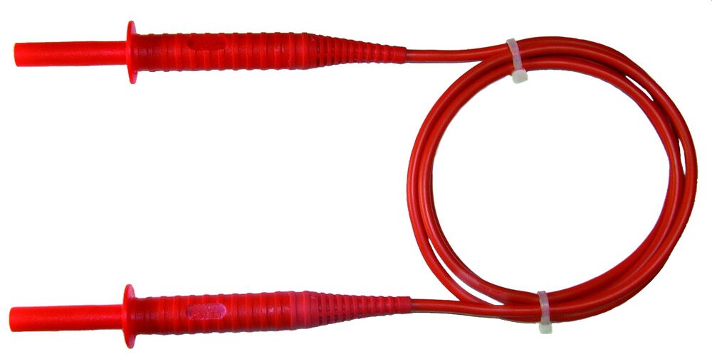Chì thử nghiệm 1,8 m, màu đỏ, 5 kV (phích cắm chuối)